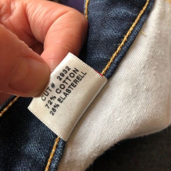 J. Brand Women's Size 32 Dark Wash Blue Bootcut Jeans Denim Flare Classic‎ - Picture 9 of 9